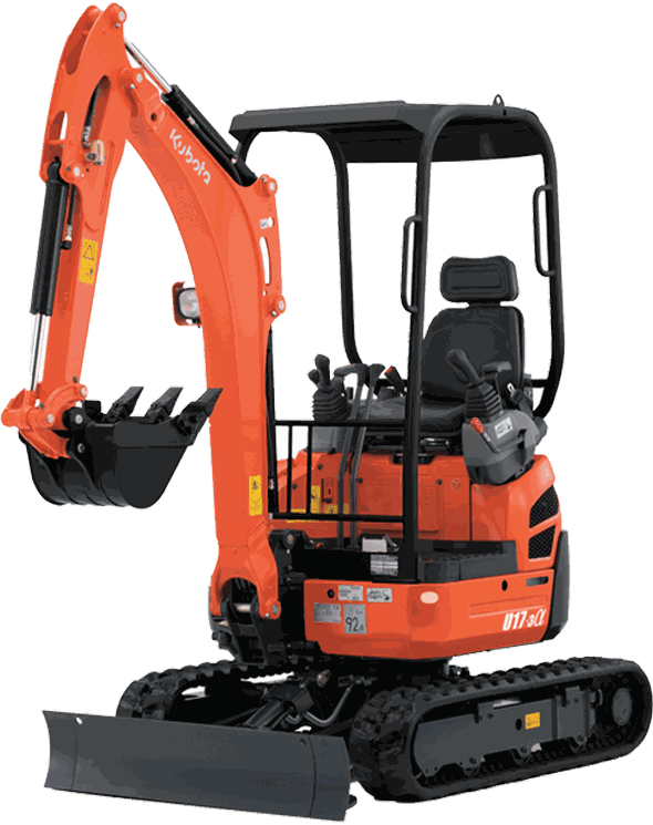 Kubota U17-3 minigraver te huur bij AST BV